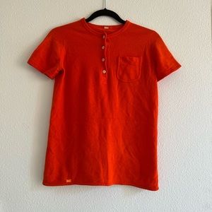 70’s cashmere t-shirt wigh chest pocket